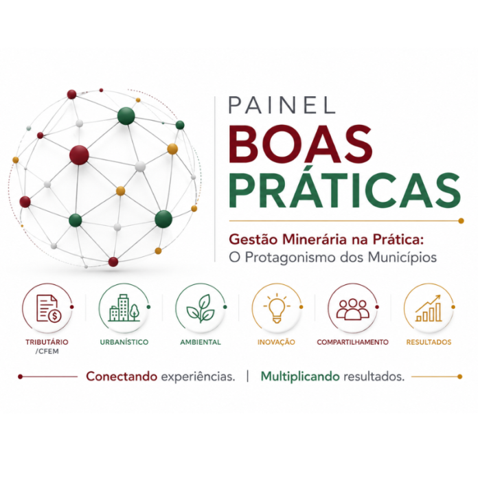 O Painel de Boas Práticas da AMIG Brasil vai selecionar três projetos de municípios mineradores para apresentação no VII Encontro Nacional. As inscrições seguem abertas até 30 de agosto de 2026.