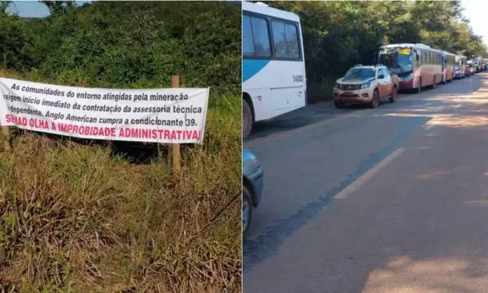 Anglo American se manifesta sobre protesto na MG-10, afirma respeitar o direito à livre manifestação e reforça abertura ao diálogo com lideranças comunitárias