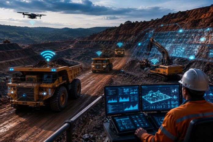 Mineração no Pará avança com inteligência artificial, máquinas autônomas, drones e sensores, enquanto municípios buscam unir tecnologia, emprego e sustentabilidade