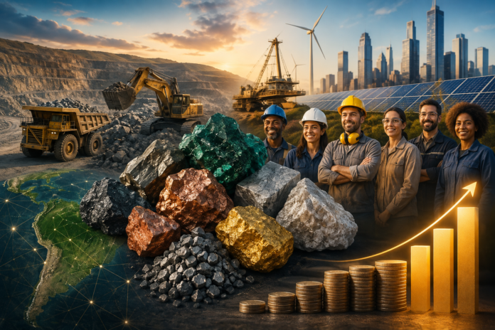 Estudo da Amcham Brasil aponta que investimentos em minerais críticos podem adicionar R$ 192,1 bilhões ao PIB e criar 750 mil empregos até 2050, fortalecendo a indústria e a economia brasileira.