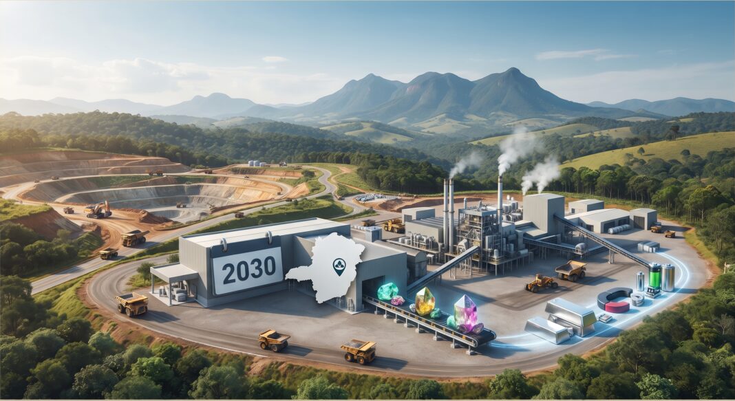 Projeto da Power prevê produção comercial de terras raras em Minas Gerais em 2030, enquanto empresa negocia com os Estados Unidos e busca espaço nas cadeias ocidentais