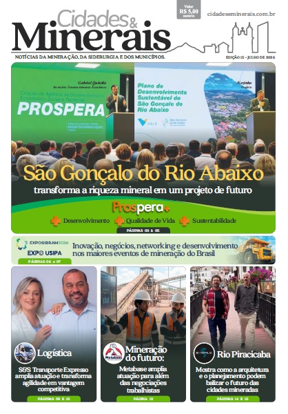 A edição de julho de 2026 do jornal Cidades & Minerais já está disponível para leitura e download. Confira mais detalhes