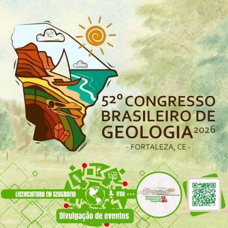 Fortaleza recebe de 1º a 5 de novembro o 52º Congresso Brasileiro de Geologia, reunindo pesquisadores, estudantes e profissionais das Geociências