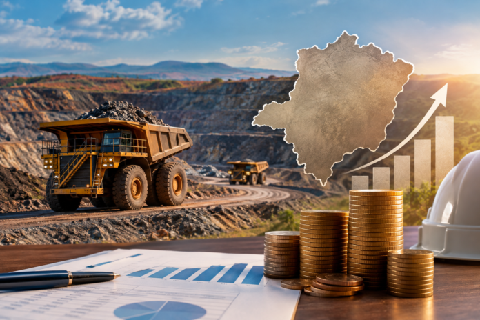 Minas Gerais arrecada R$ 1,7 bilhão em CFEM, o chamado royalties da mineração no primeiro semestre de 2026 e responde por 44,4% da Cfem nacional