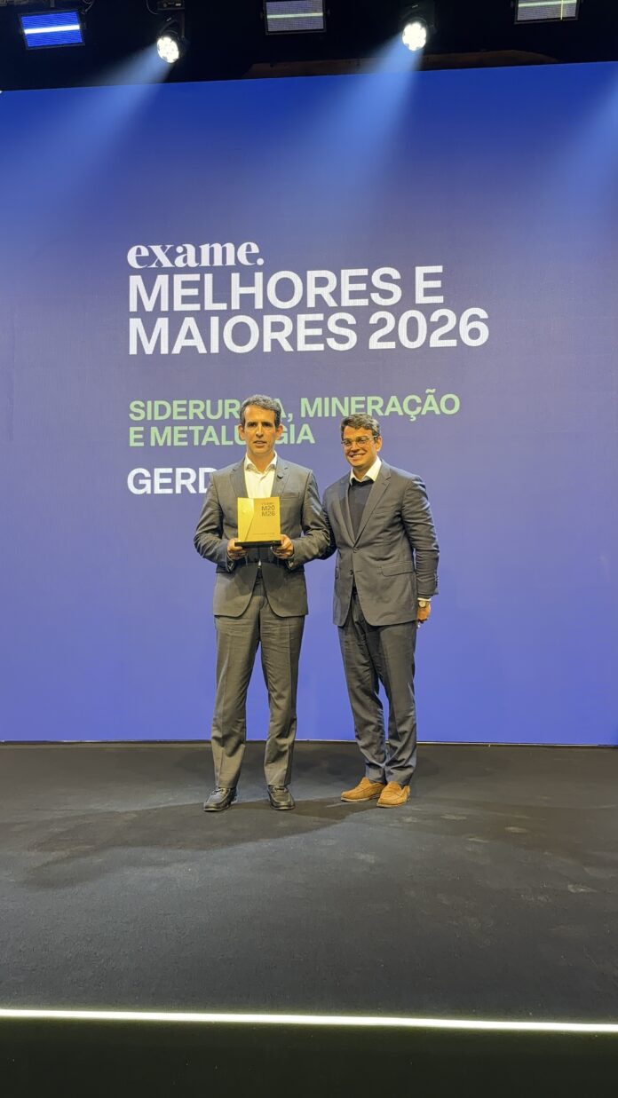 Gerdau vence categoria Siderurgia, Mineração e Metalurgia no Prêmio Melhores e Maiores da Exame após registrar R$ 10,1 bilhões de Ebitda em 2025