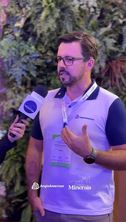 anglo-sustentabilidade Em entrevista ao Cidades & Minerais, Fernando, gerente de sustentabilidade da Anglo American Brasil, explicou que a ideia foi criar uma experiência capaz de mostrar como empresa e território podem estar conectados e gerar benefícios a partir dessa convivência.