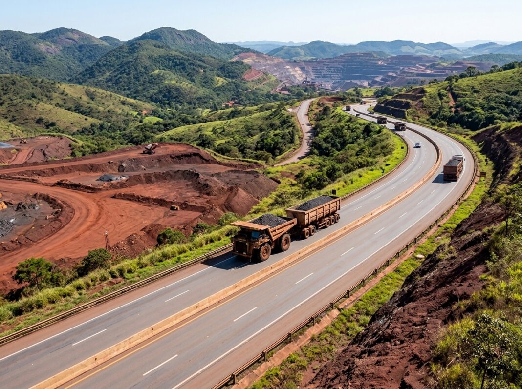 MPMG vai acompanhar medidas para reduzir impactos das carretas de minério nas BR-040 e BR-356, incluindo obras, terceira faixa e fiscalização de veículos pesados