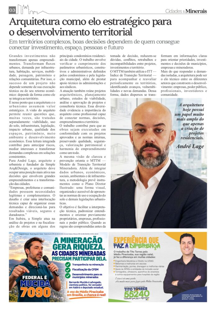Em territórios complexos, boas decisões dependem de quem consegue conectar investimento, espaço, pessoas e futuro