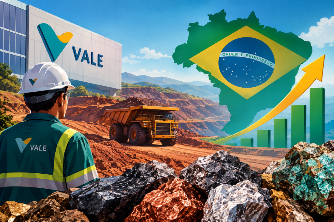 Vale avalia que novas regras para minerais críticos podem estimular investimentos no Brasil e destaca expectativa de maior protagonismo da mineração na economia