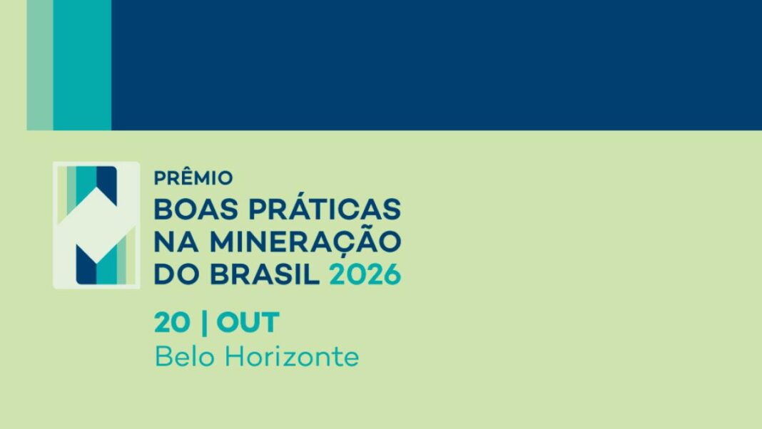 Prêmio Boas Práticas na Mineração 2026 apresenta projetos finalistas em Belo Horizonte no dia 20 de outubro e anuncia vencedores em 7 categorias