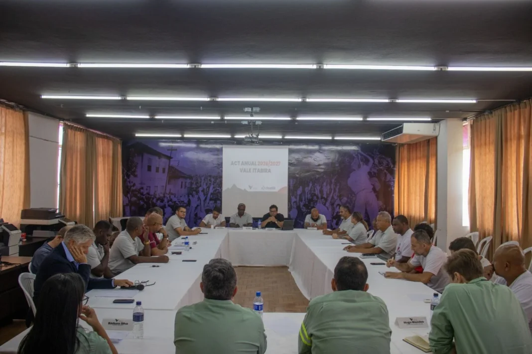 Metabase de Itabira apresenta reivindicações à Vale e inicia discussões sobre o ACT 2026/2027 e a PLR 2027/2028